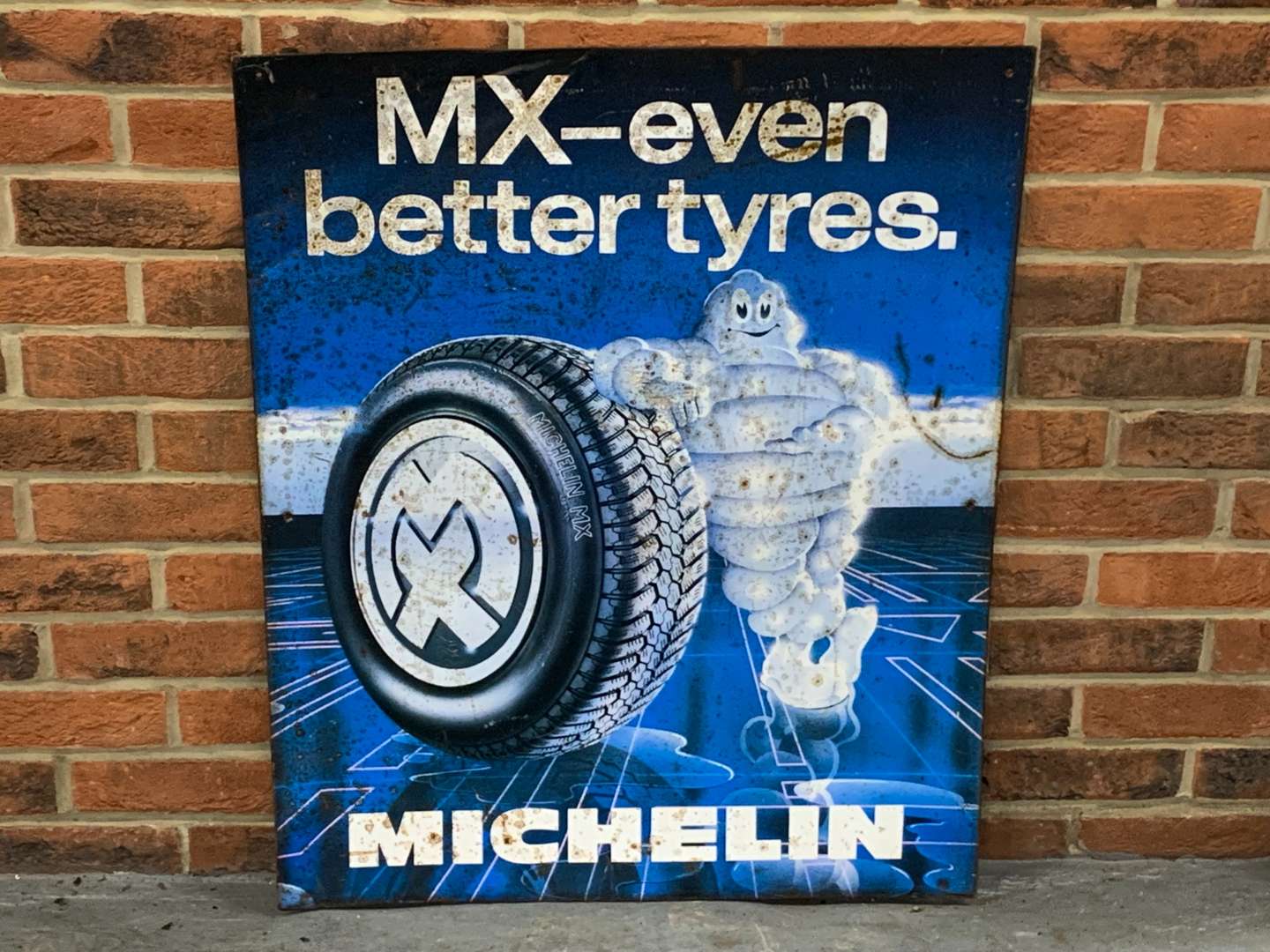 <p>Michelin Tin MX-Even Better Tyre's Sign</p>