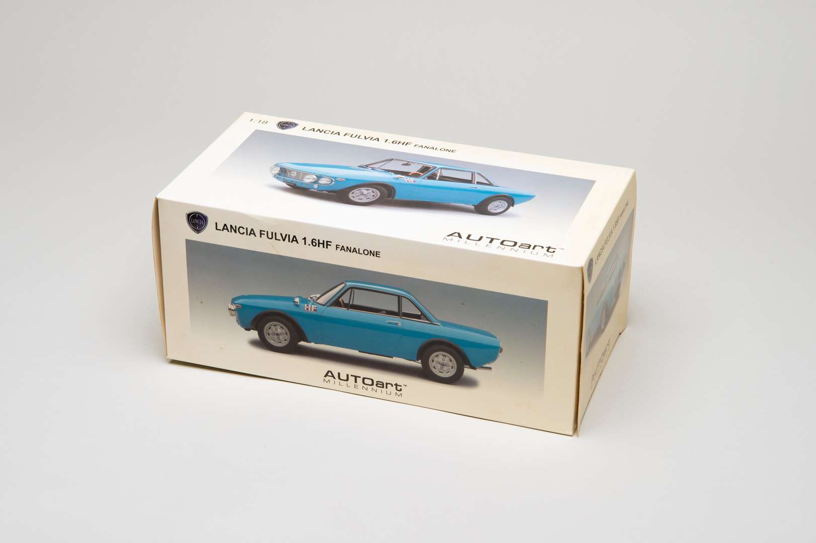 <blockquote><p>AUTOART MILLENIUM, Lancia, 1965, Fulvia, 1.6HF, Fanalone</p></blockquote>