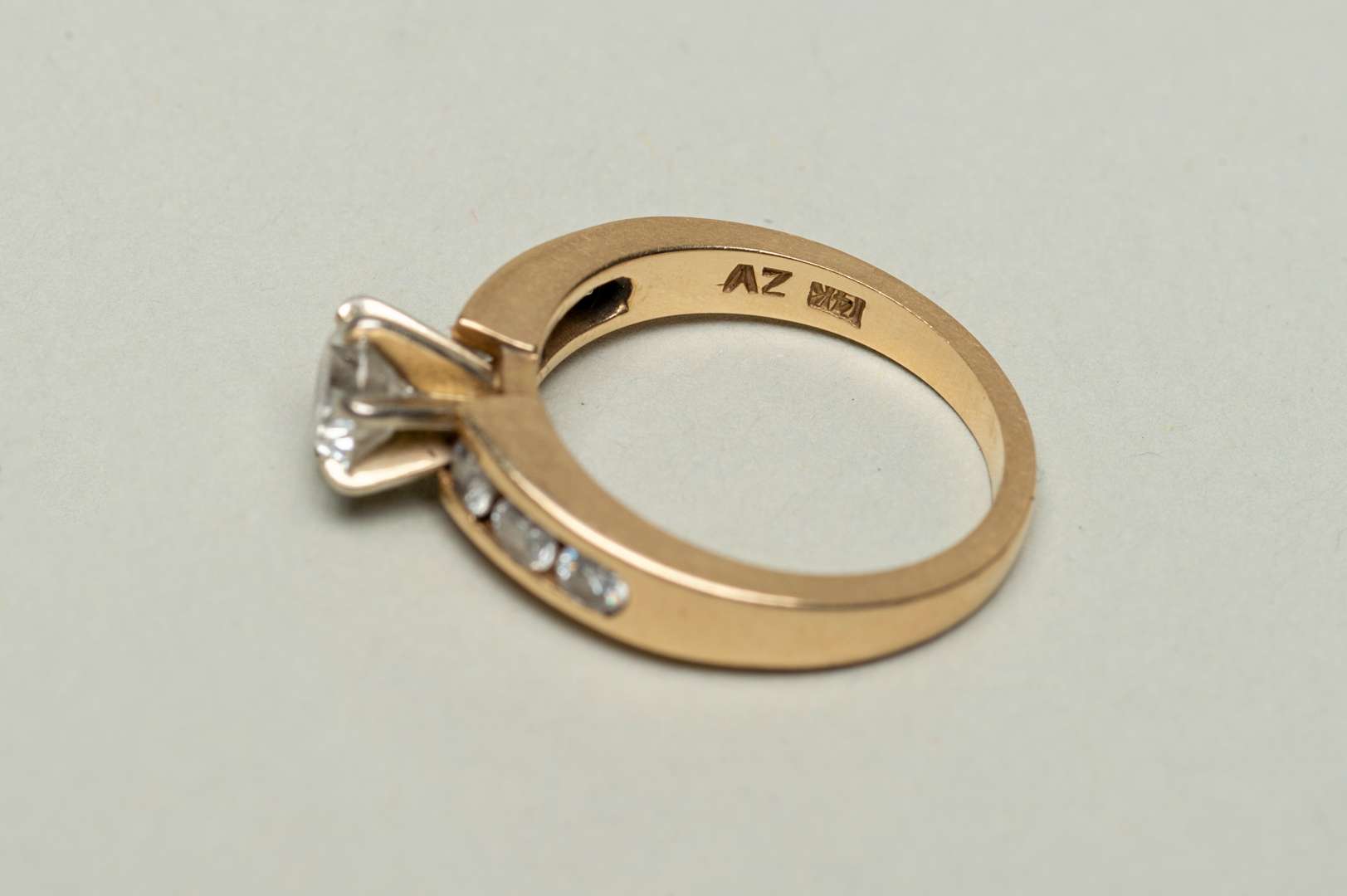 <p>A Solitaire Diamond Ring,</p>