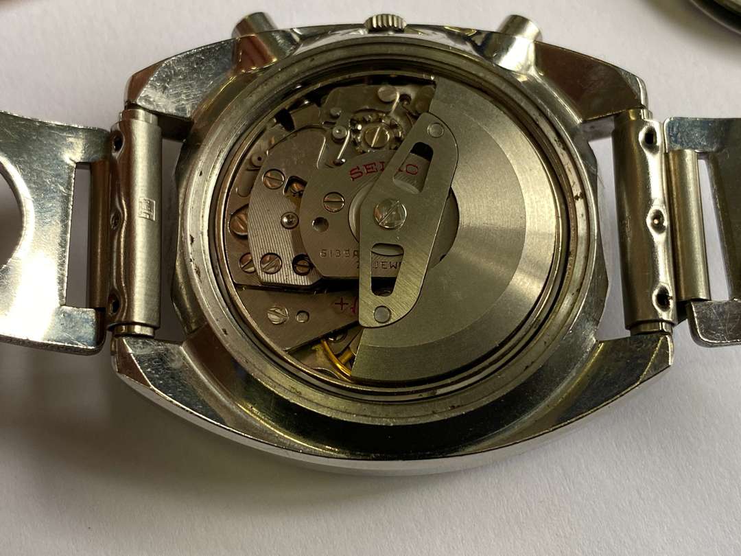 <p>SEIKO. a 1970 Seiko SpeedTimer “Bruce Lee”, stainless steel, automatic, chronograph wristwatch.</p>