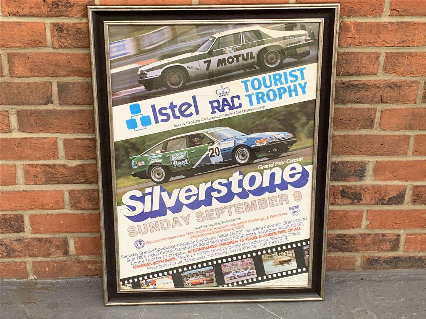 <p>Silverstone Istel RAC Tourist Trophy Race Poster</p>