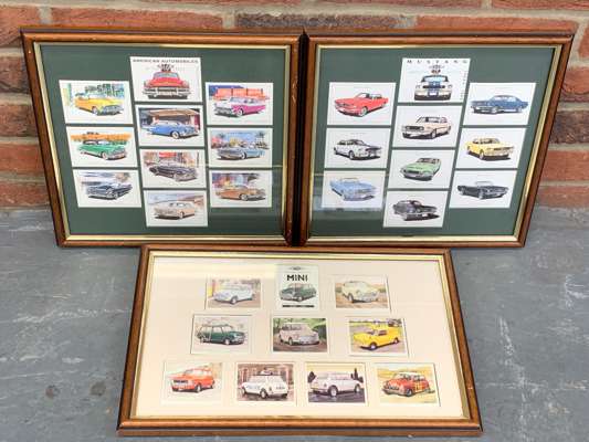 Three Framed Motoring Collectors Cards | Saturday 5th & Sunday 6th ...