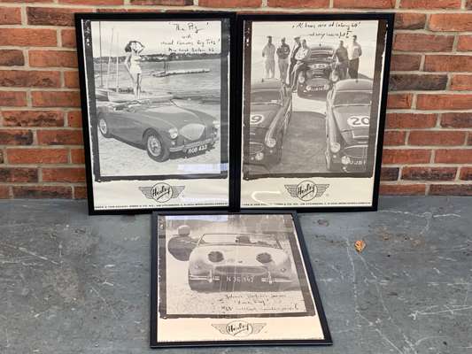 Healey Rae Poster Three Framed Austin Healey Posters | Saturday 5th & Sunday 6th November ...