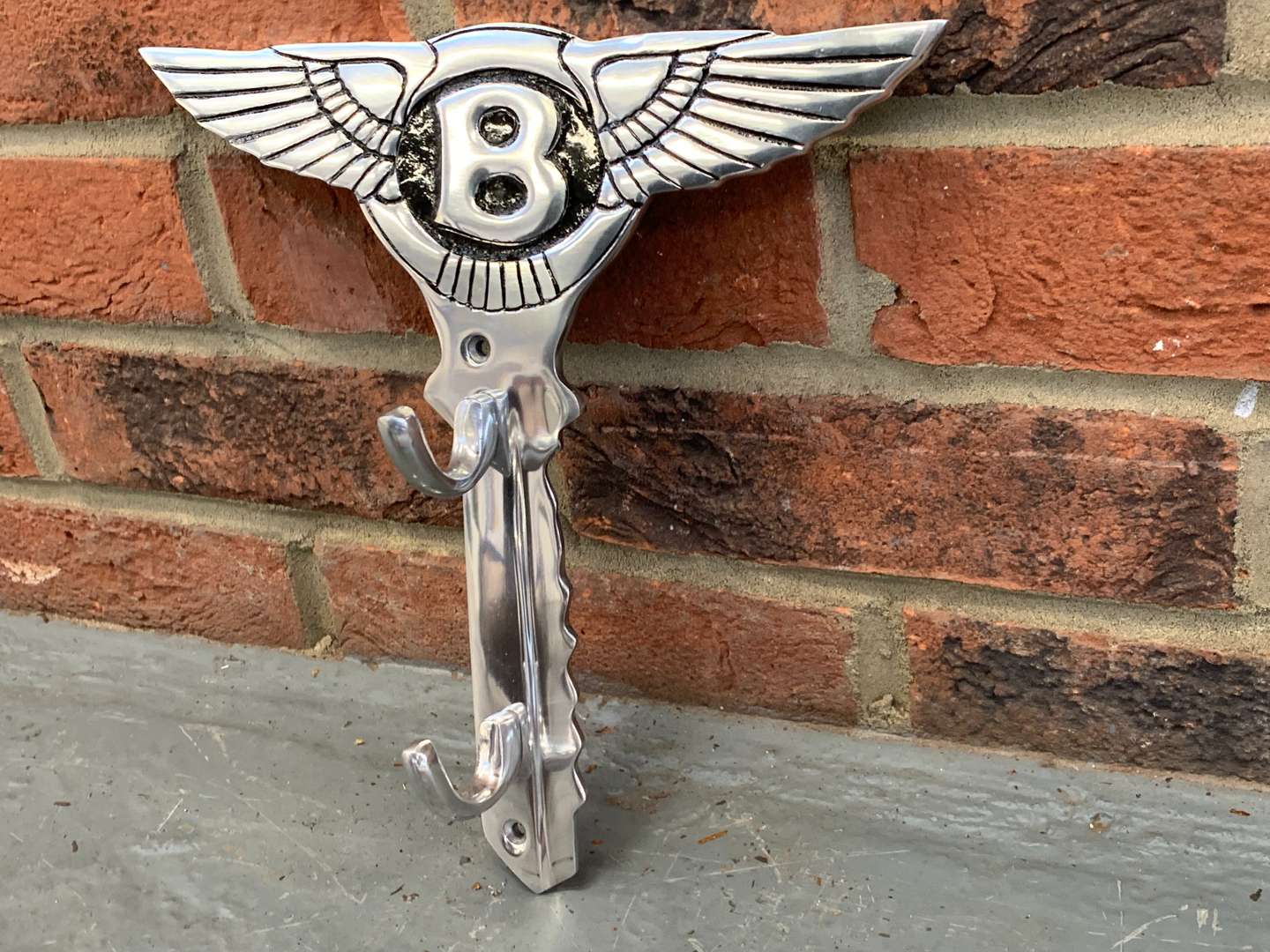 <p>Cast Aluminium Bentley Coat Hook&nbsp;</p>