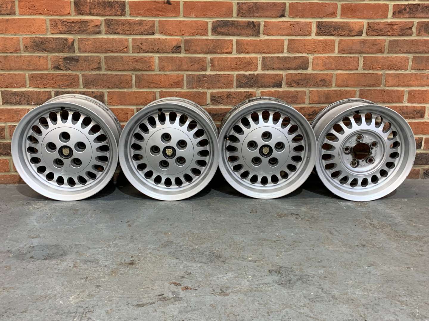<p>Set Of Four Jaguar Alloy Wheels&nbsp;</p>