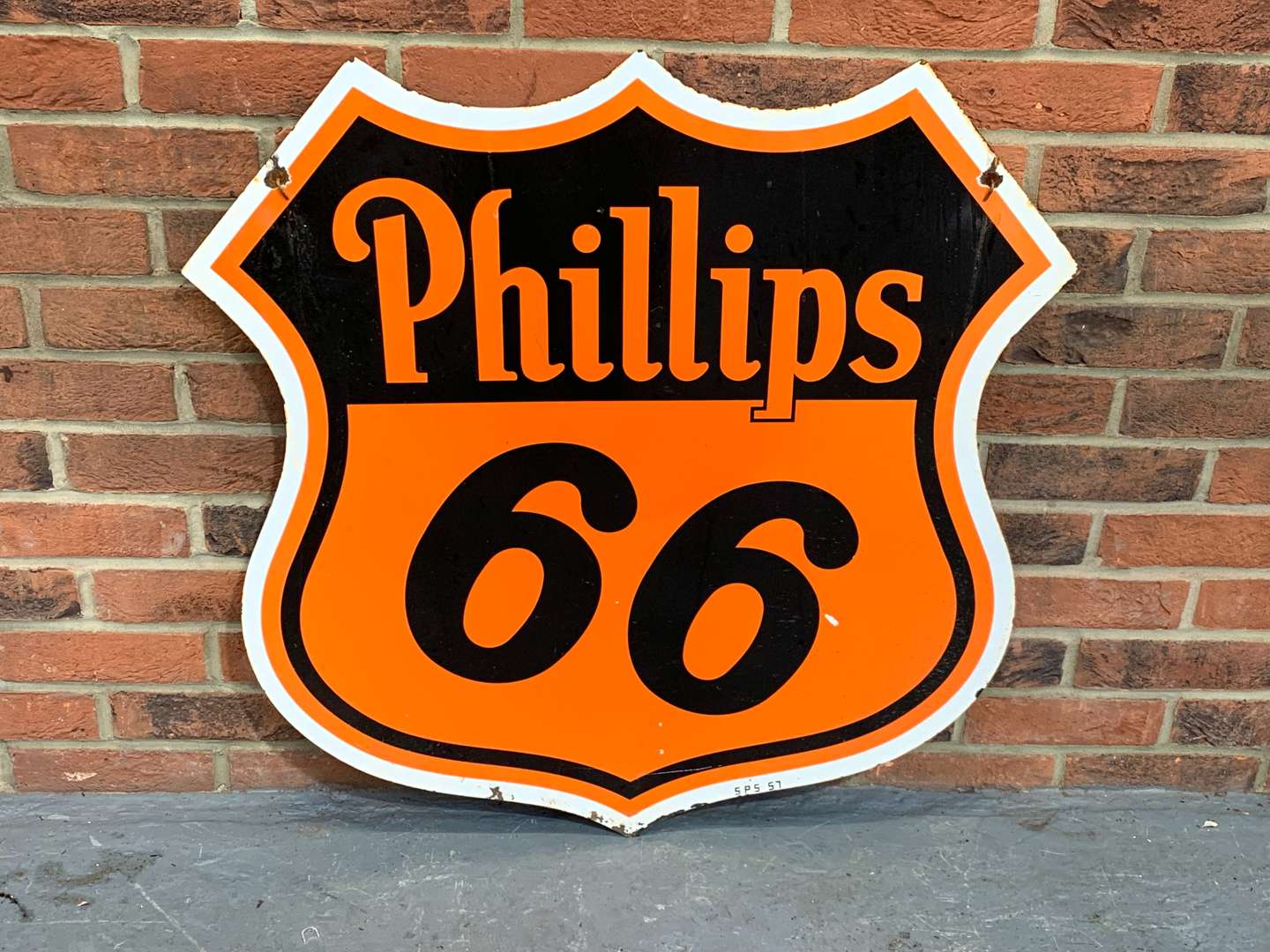 <p>Enamel Phillips 66 Sign</p>