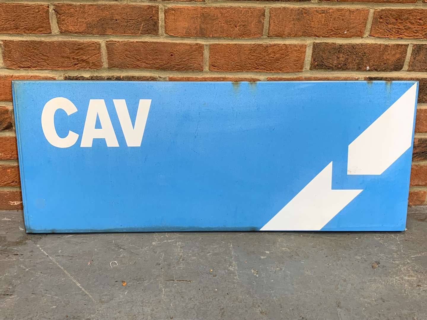 <p>Metal CAV Sign</p>