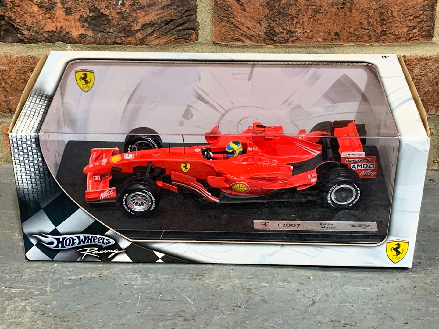 <p>Boxed Hotwheels Ferrari F2007 Felipe Massa Car</p>