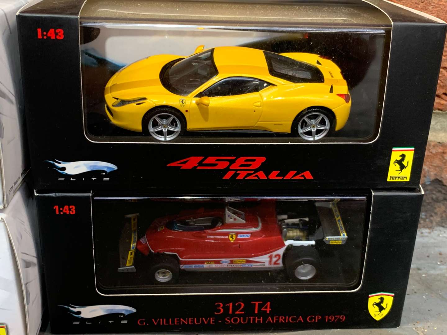 <p>Eight Boxed Ferrari Models</p>