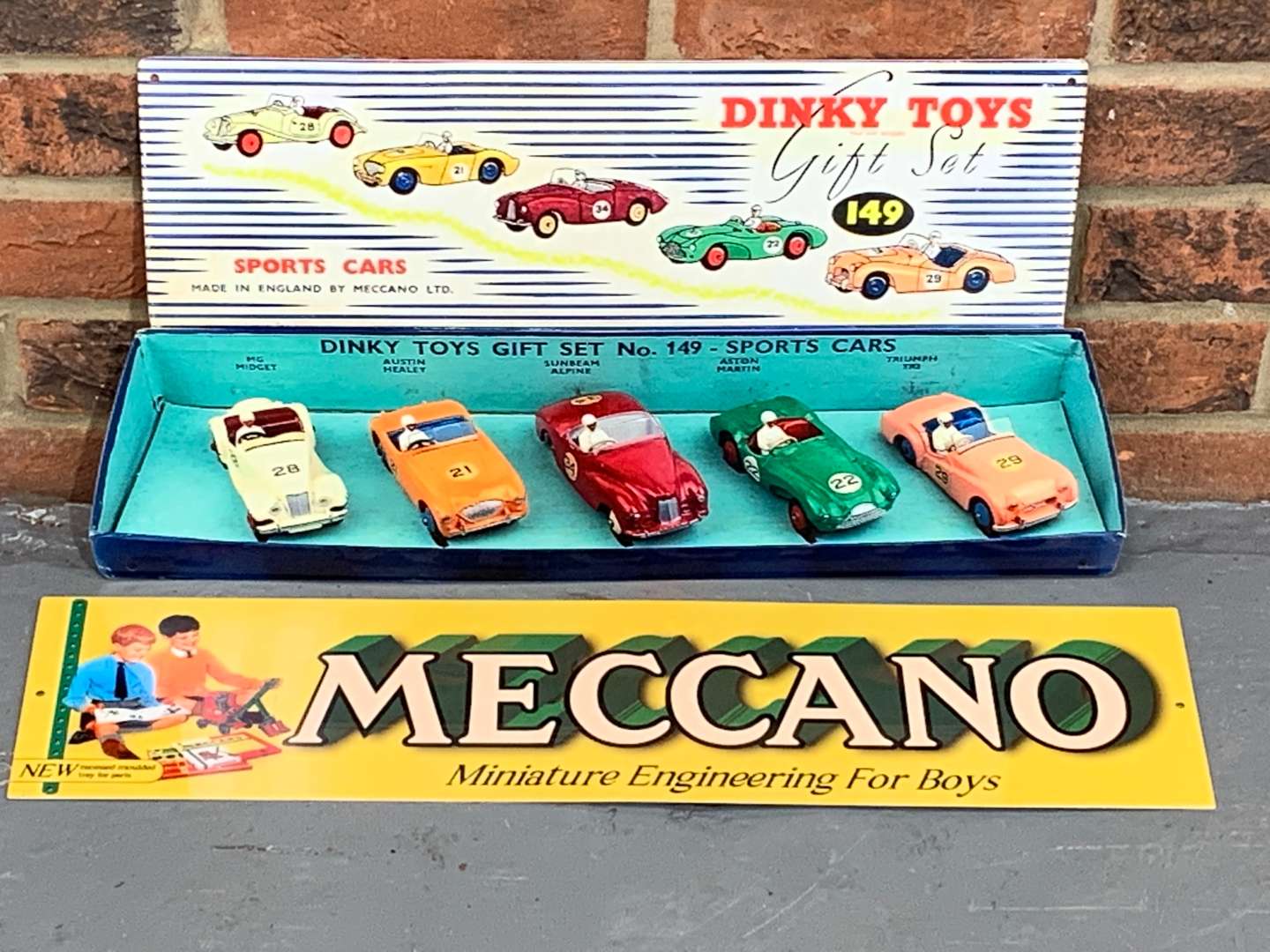 <p>Two Metal Signs Dinky and Meccano (2)</p>