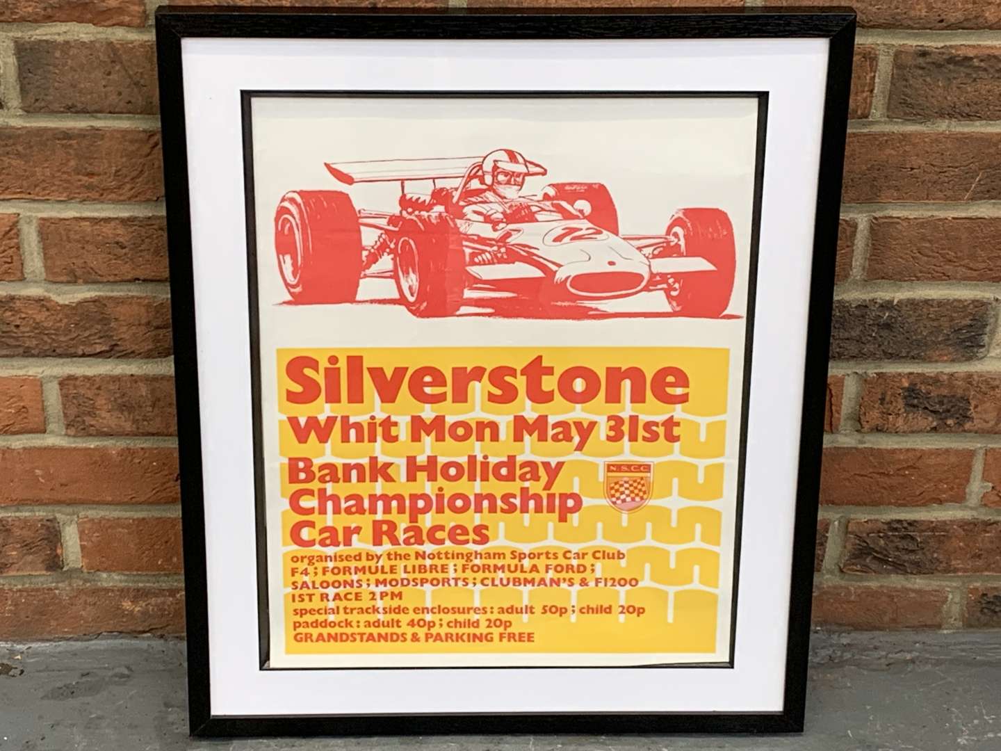<p>Original Framed Silverstone F4 Poster</p>