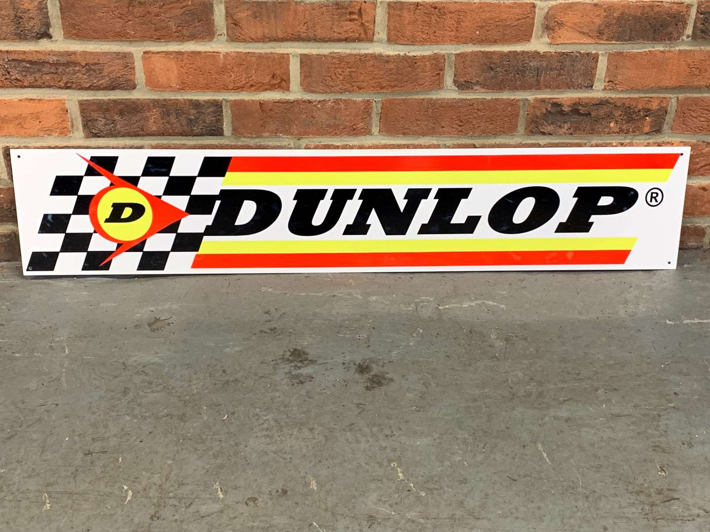 <p>Metal Dunlop Tyres Sign</p>