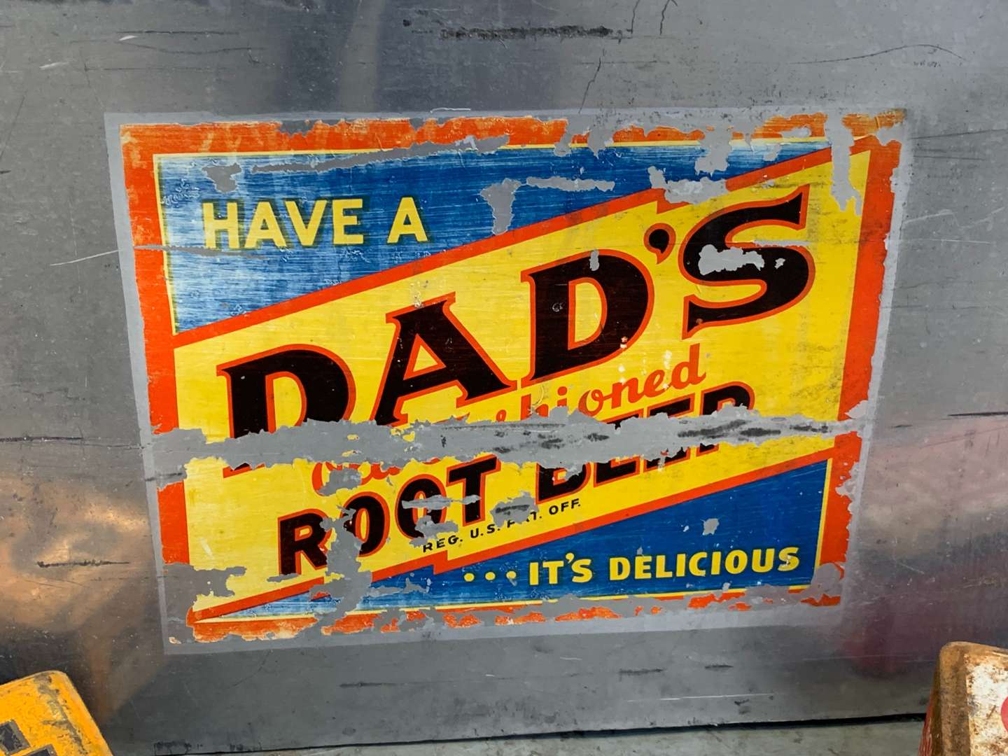 <p>American “Dads” Root Beer Cooler, KLG and Gurtner Tins (3)</p>
