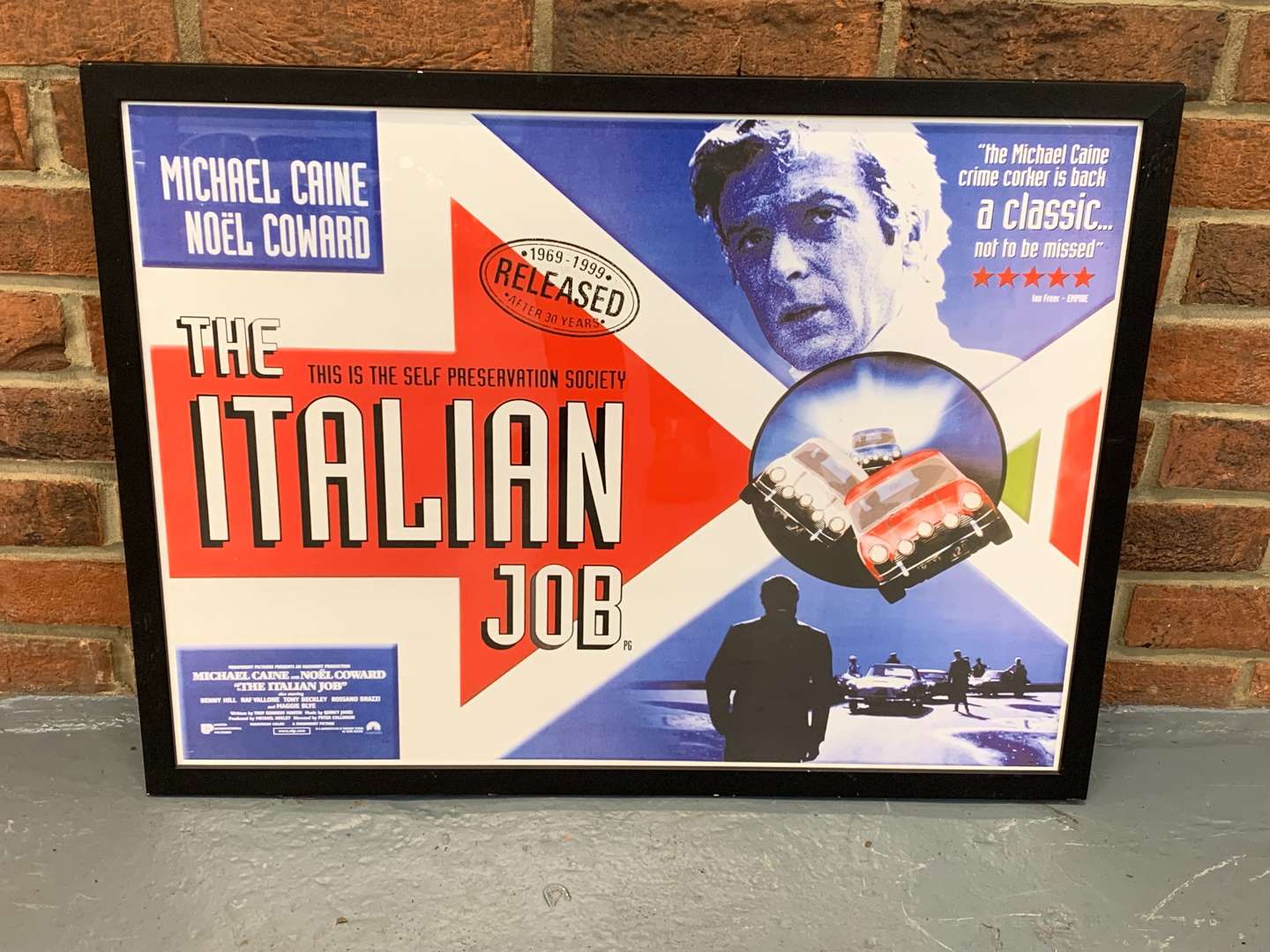 <p>Two Framed Posters “BULLITT” and “ITALIAN JOB”&nbsp;</p>
