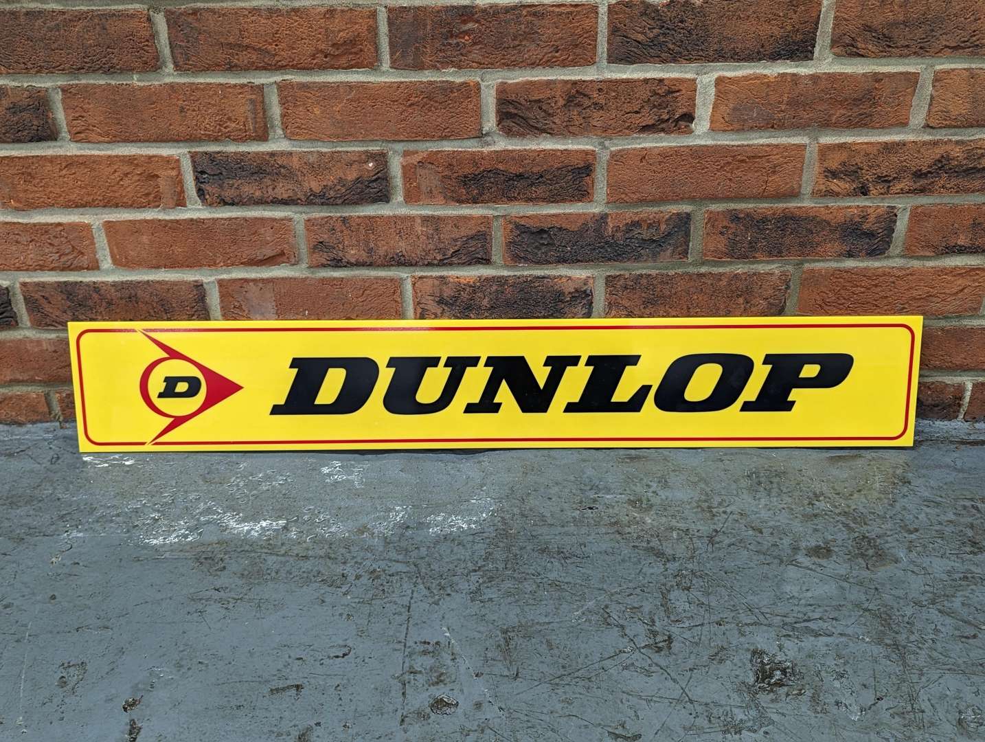 <p>Perspex Dunlop Sign</p>