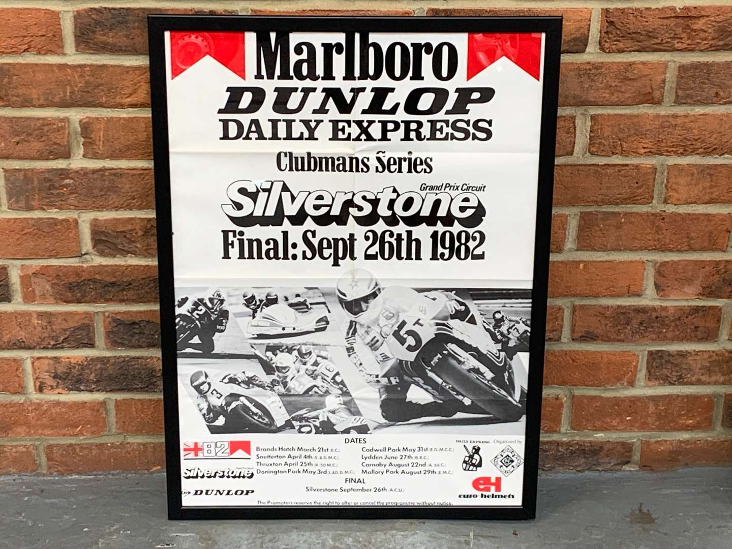 <p>Two Framed Marlboro Silverstone Posters</p>