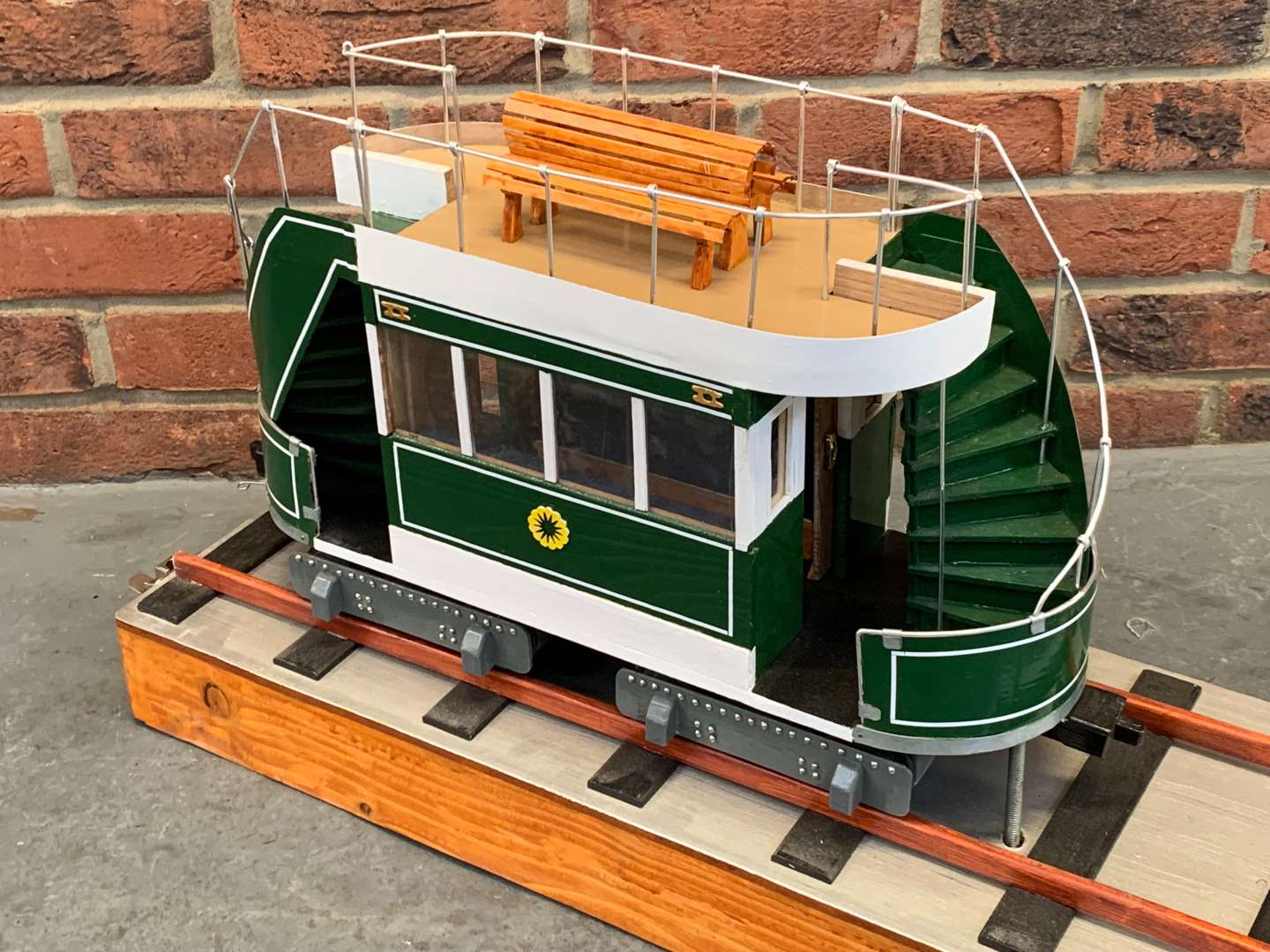 <p>Scratch Built North London Tram and Carriage &nbsp;</p>