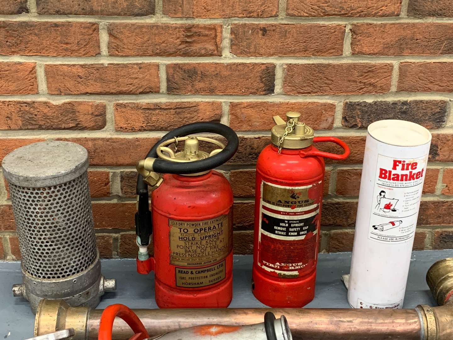 <p>Mixed Lot of Vintage Fire Engine Equipment and Attachments&nbsp;</p>
