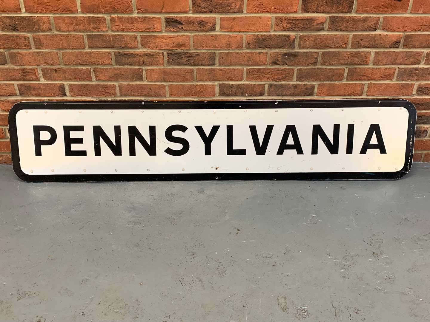 <p>Aluminium “Pennsylvania” Sign&nbsp;</p>