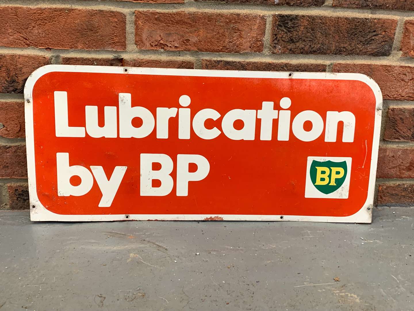 <p>Aluminium Lubrication By BP Sign</p>
