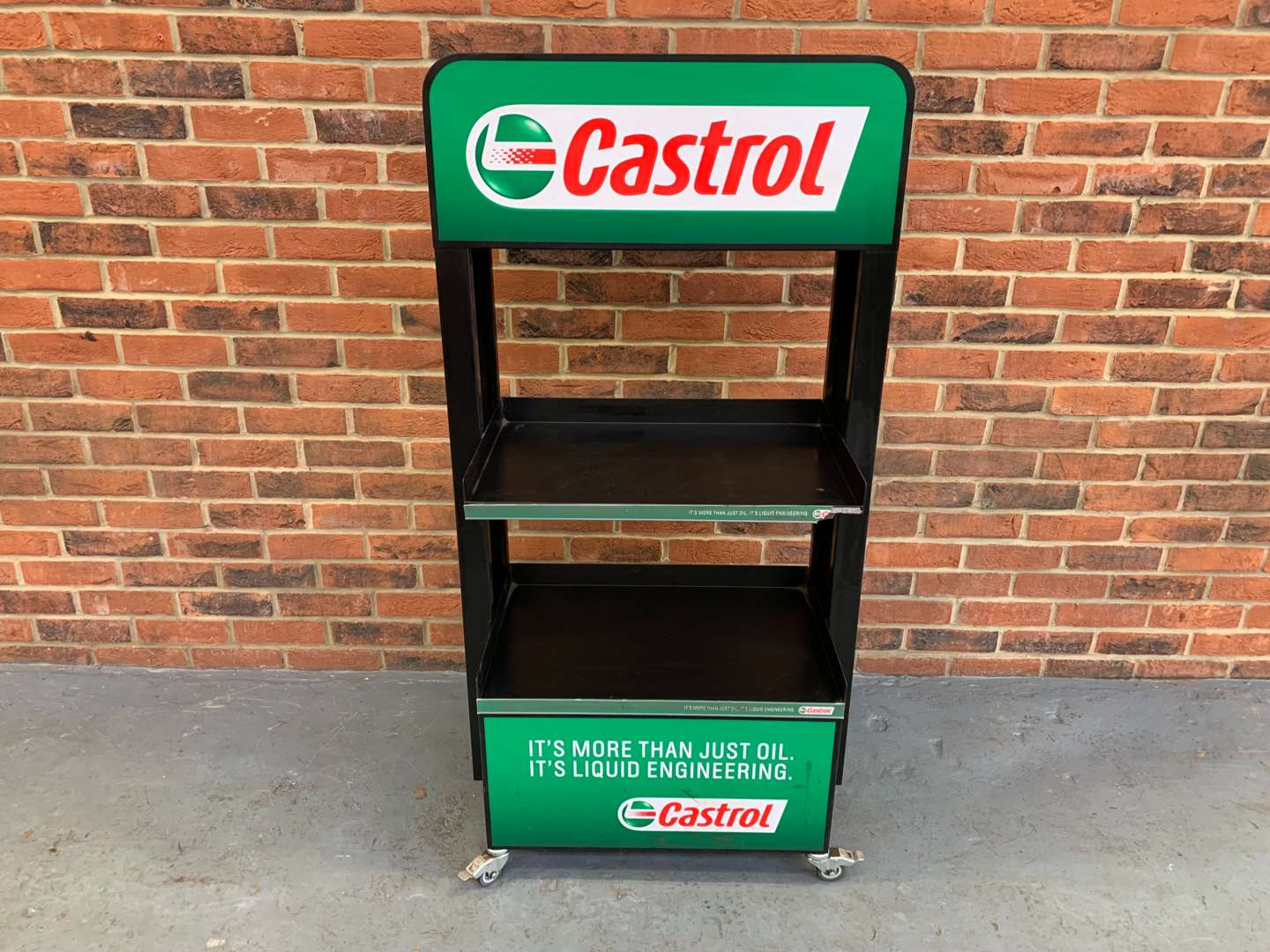 <p>Metal Castrol Oils Display Stand</p>