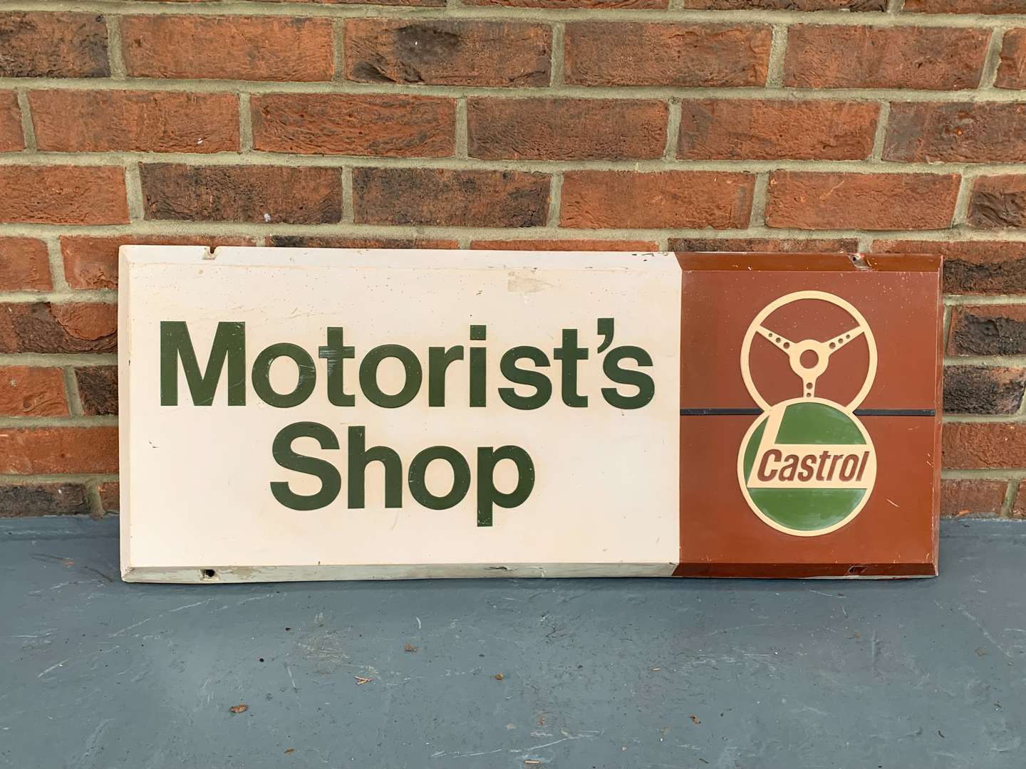 <p>An Original Fibreglass Motorist's Shop Sign</p>