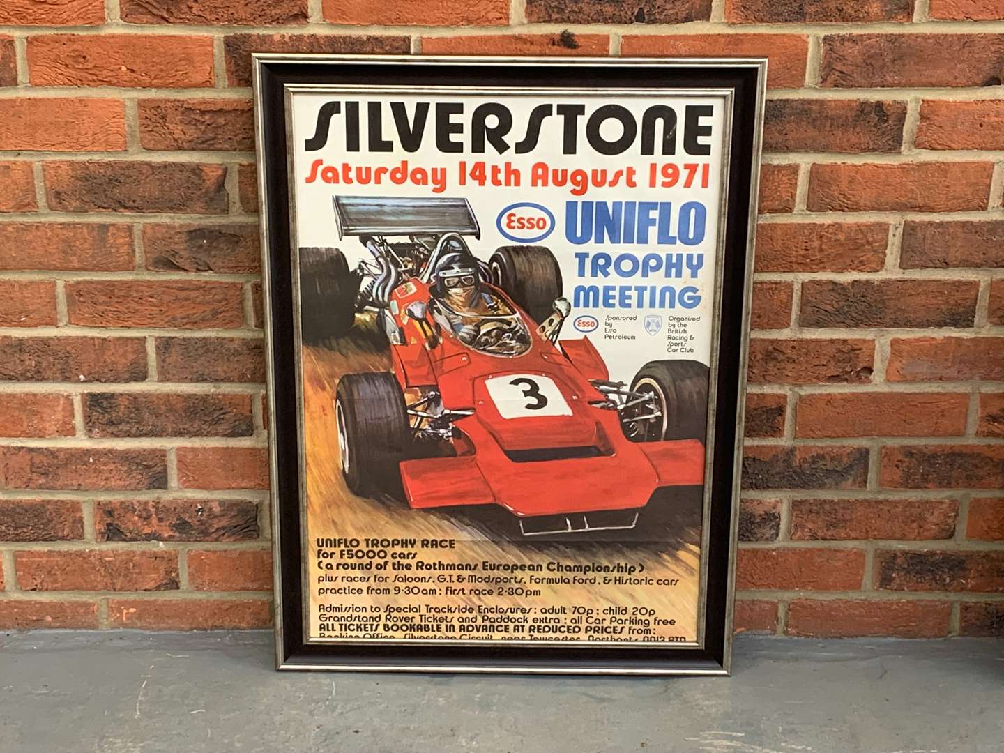 <p>Silverstone Poster From 14th August 71</p>