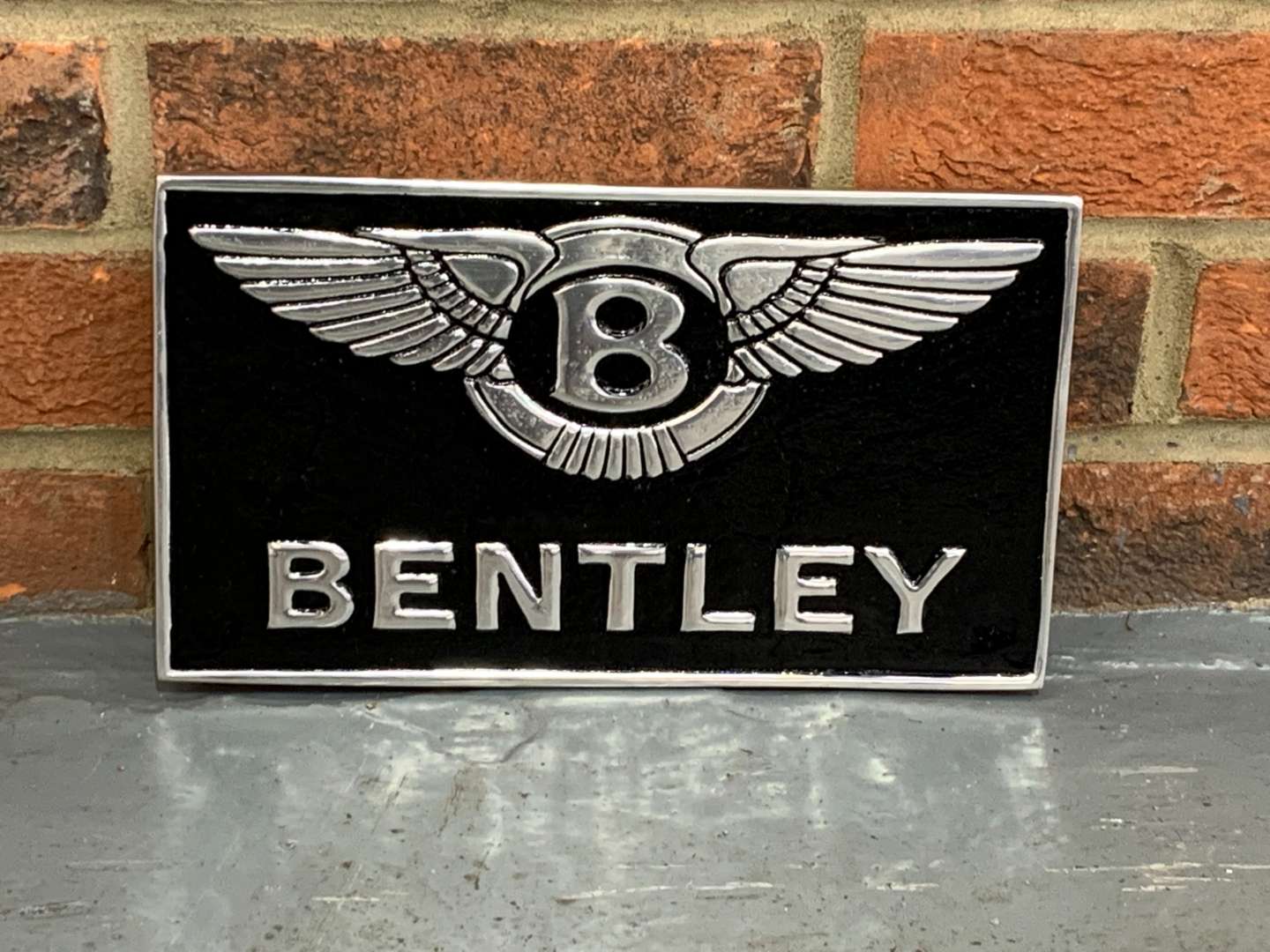 <p>Cast Aluminium Bentley Sign&nbsp;</p>