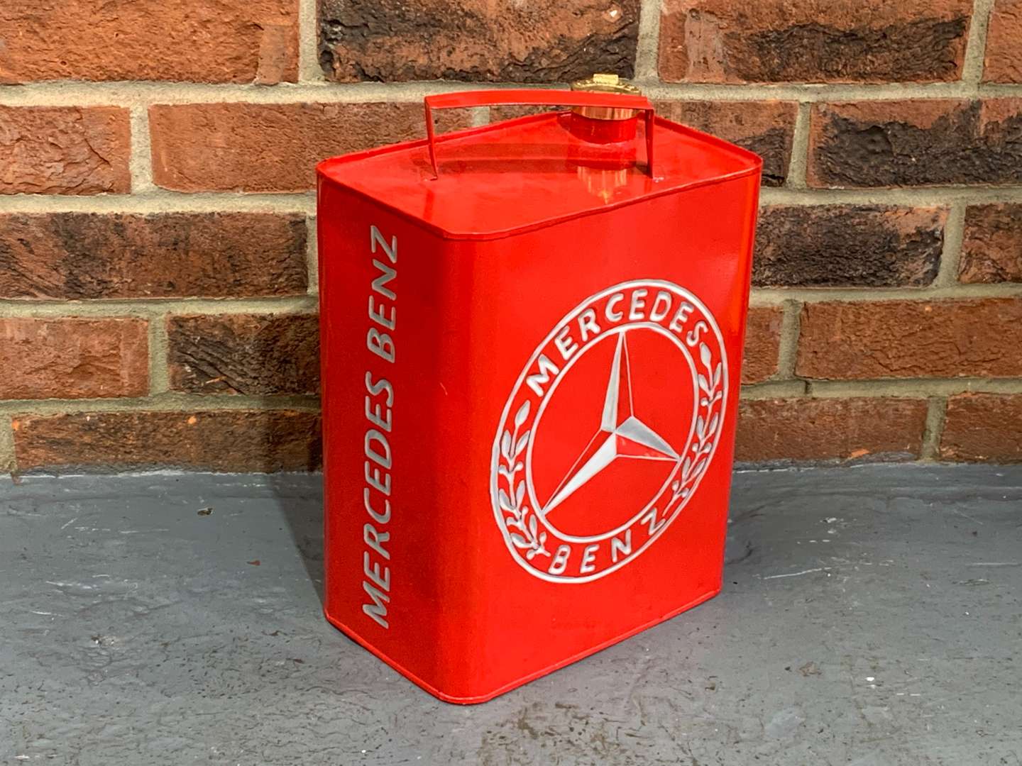 <p>Modern Mercedes Benz Fuel Can</p>