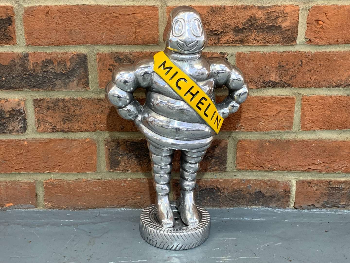 <p>Cast Aluminium Michelin Man</p>