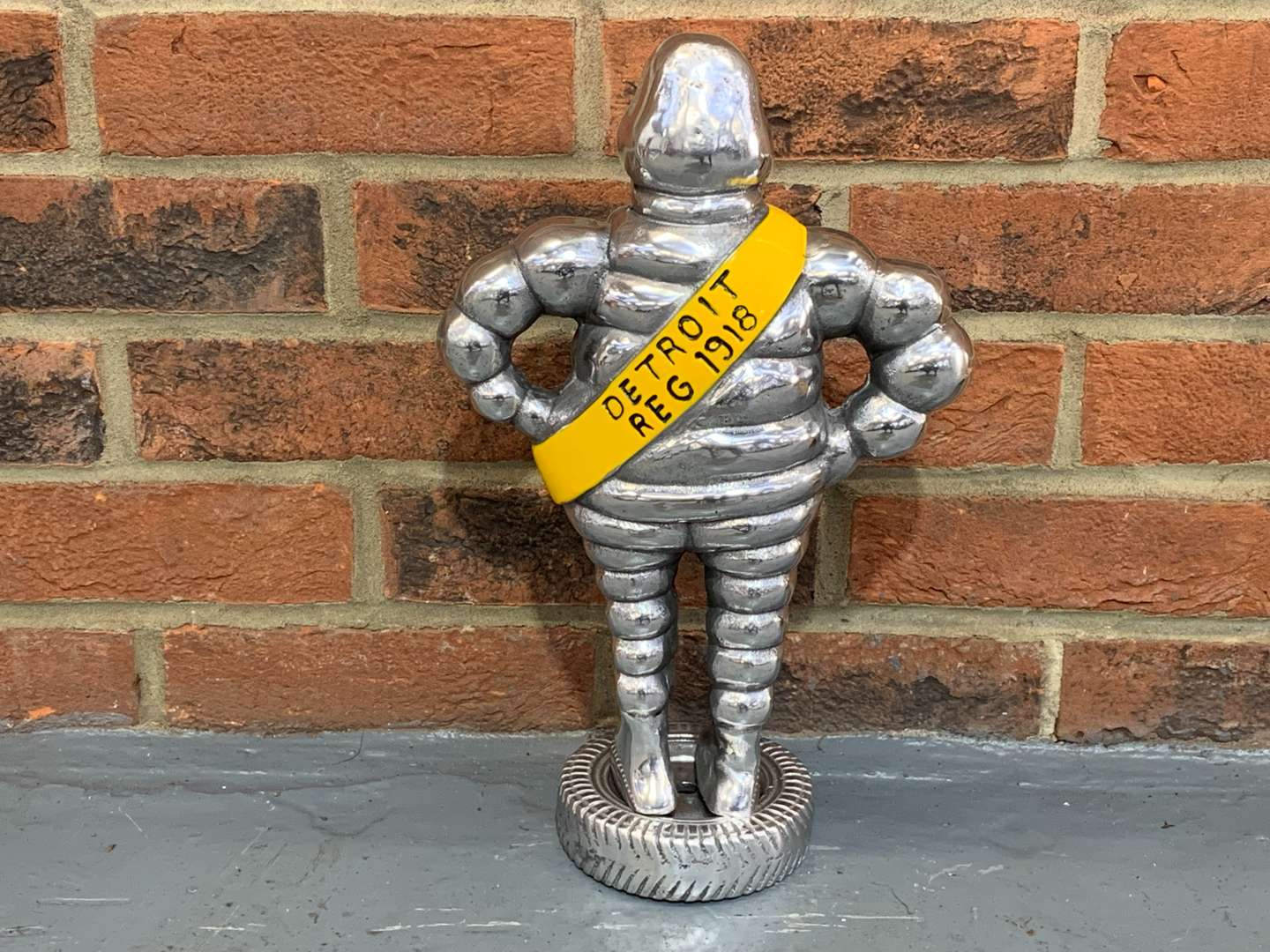 <p>Cast Aluminium Michelin Man</p>