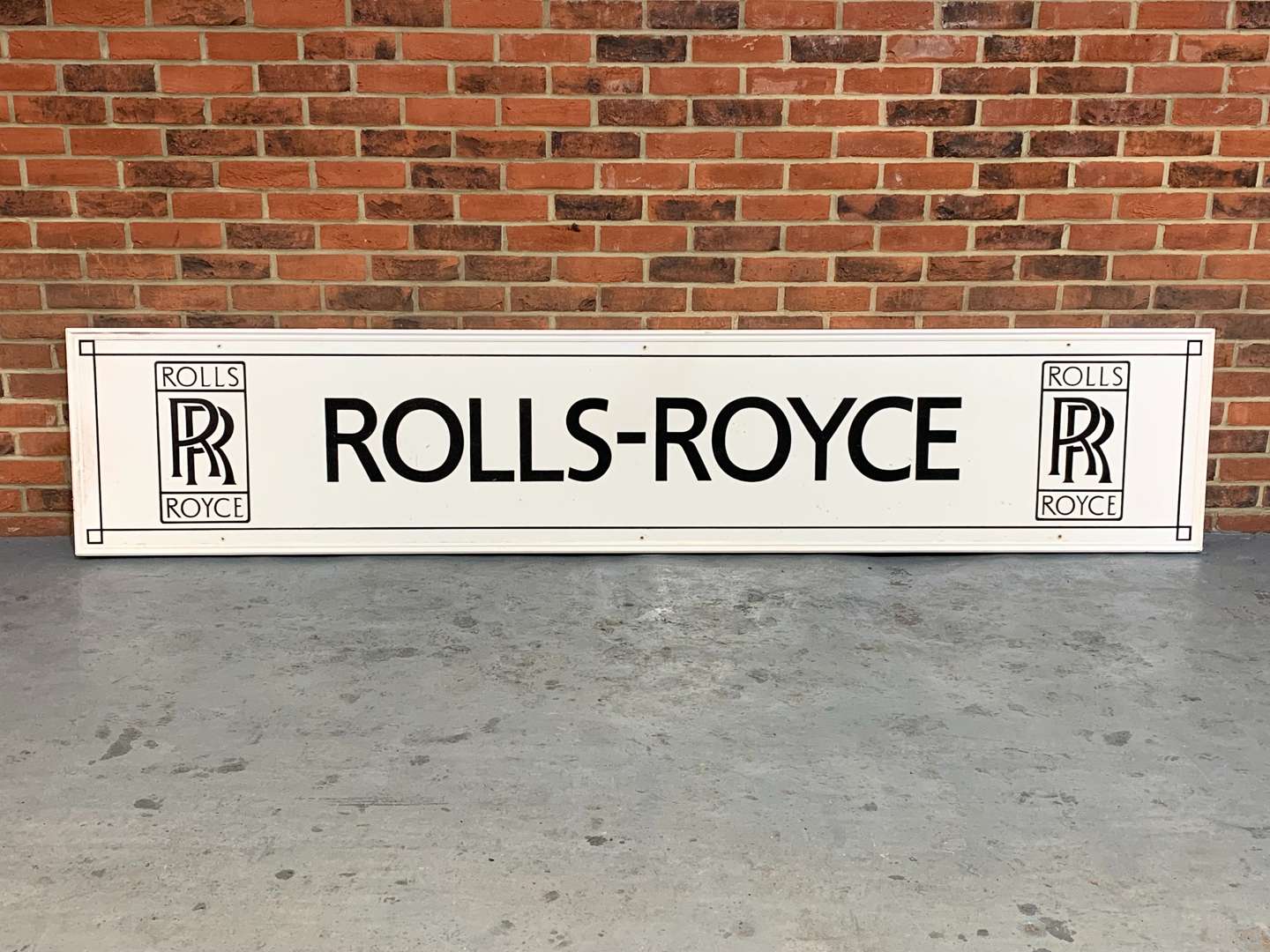 <p>Ex-Goodwood Rolls Royce Display Painted on Board</p>