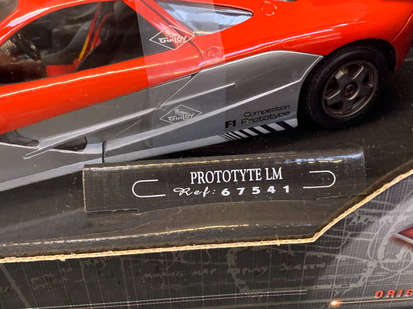 <p>Boxed Guiloy Die Cast Prototyte LM Car 1:18 Scale</p>