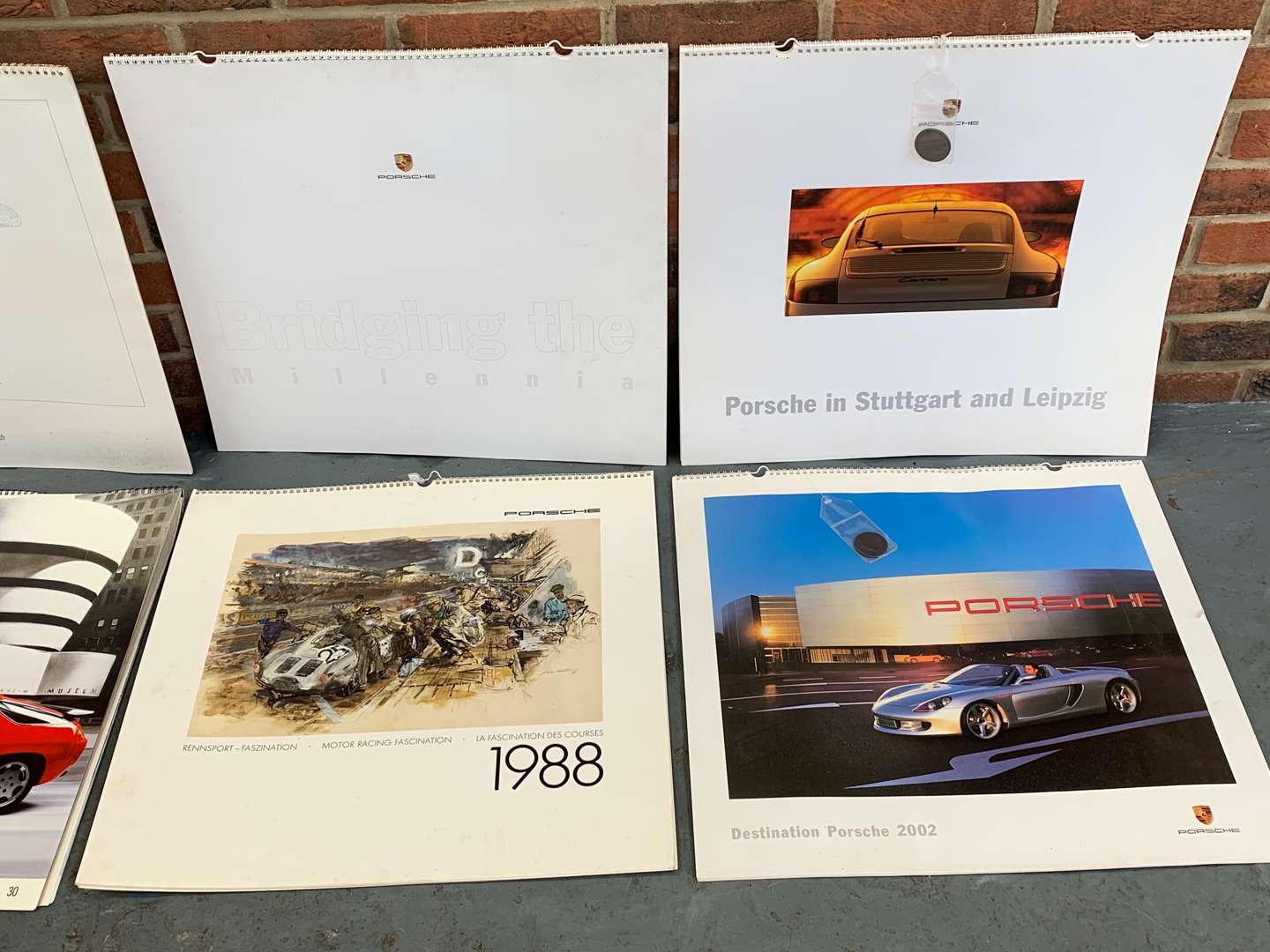 <p>Six Porsche Calendars 1987/88/89 and 2000/01/02</p>