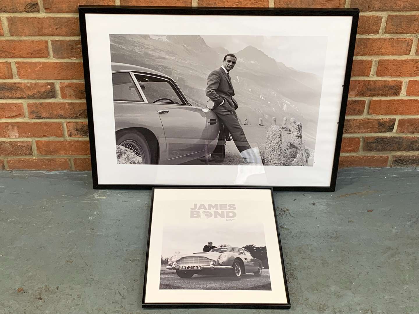 <p>Two Framed James Bond Prints&nbsp;</p>