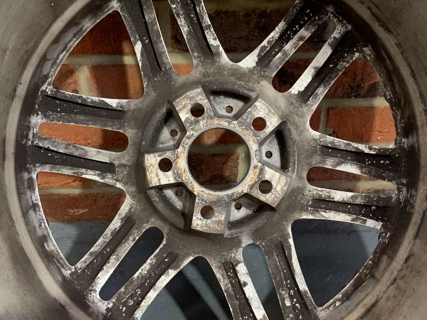 <p>Set of Four Mercedes Split Rim Alloy Wheels</p>