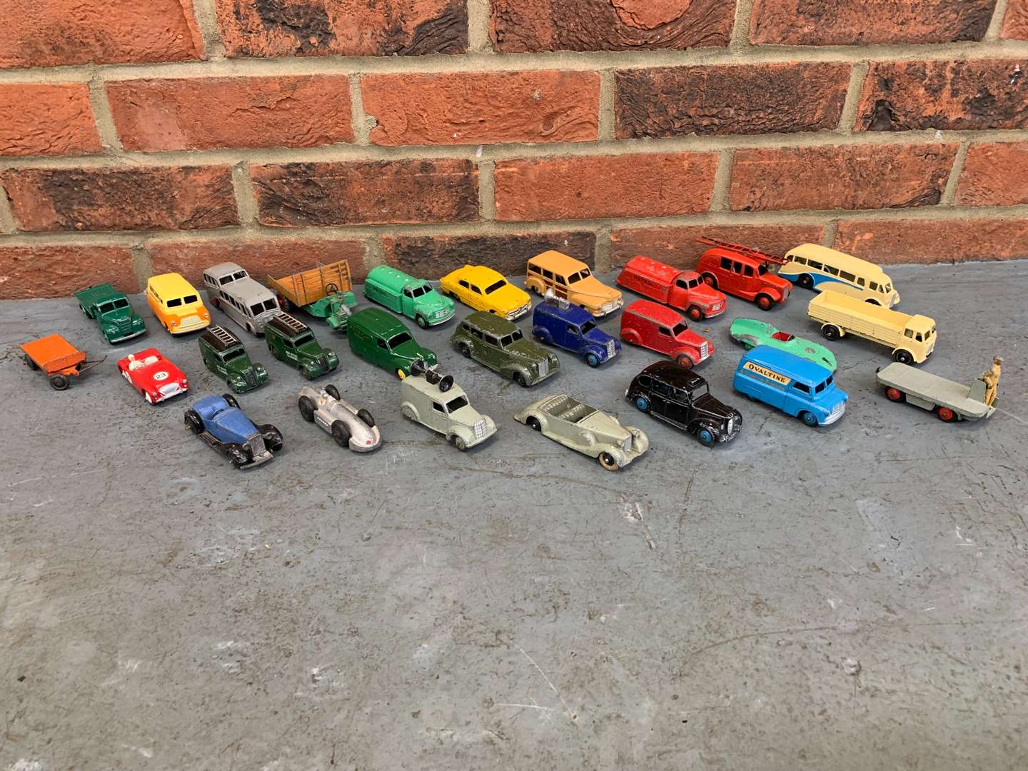 <p>Quantity of Play Worn Dinky Die Cast Cars</p>