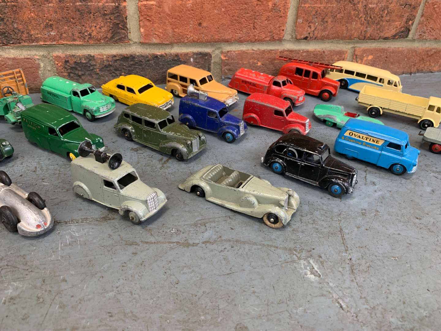 <p>Quantity of Play Worn Dinky Die Cast Cars</p>