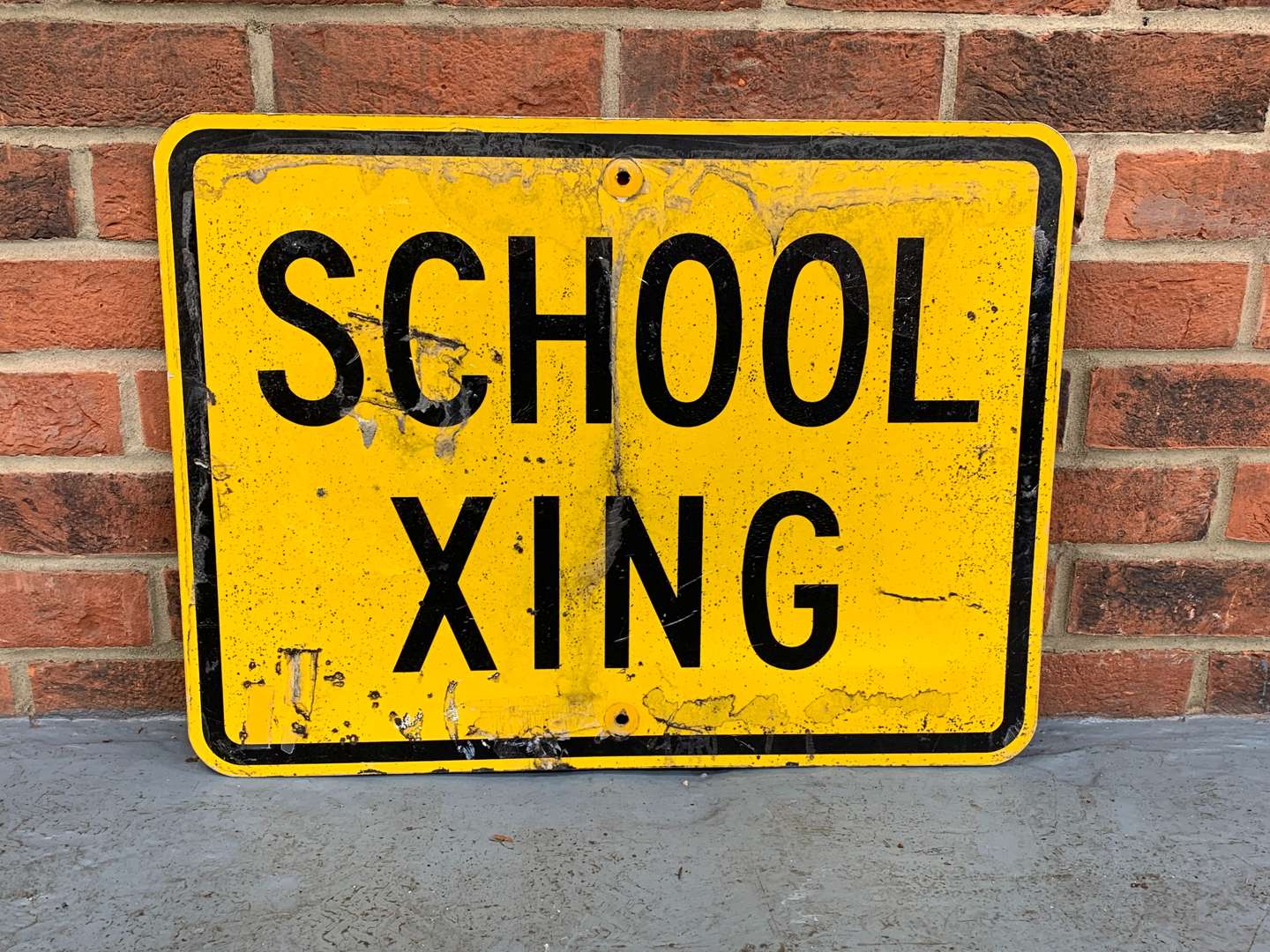 <p>American “School Xing” Sign</p>