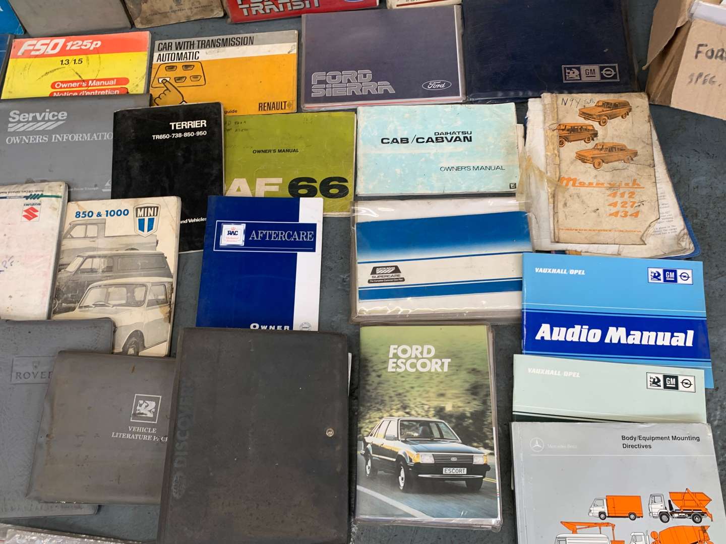 <p>New Old Stock Ford Stickers and Manuals&nbsp;</p>