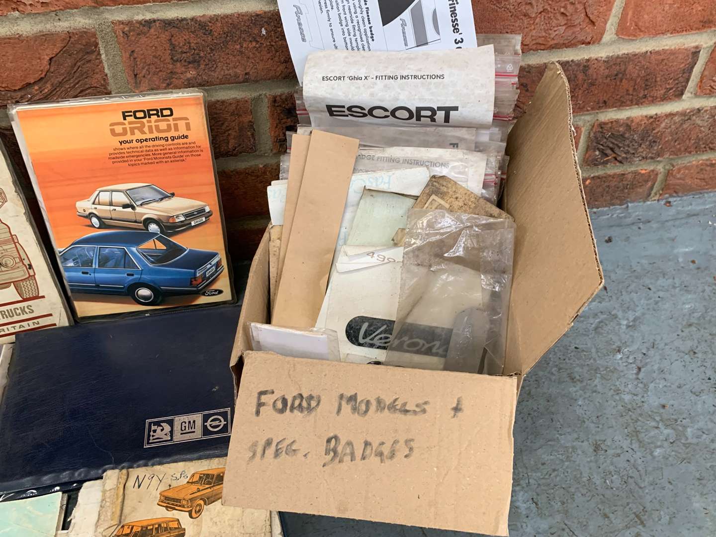 <p>New Old Stock Ford Stickers and Manuals&nbsp;</p>