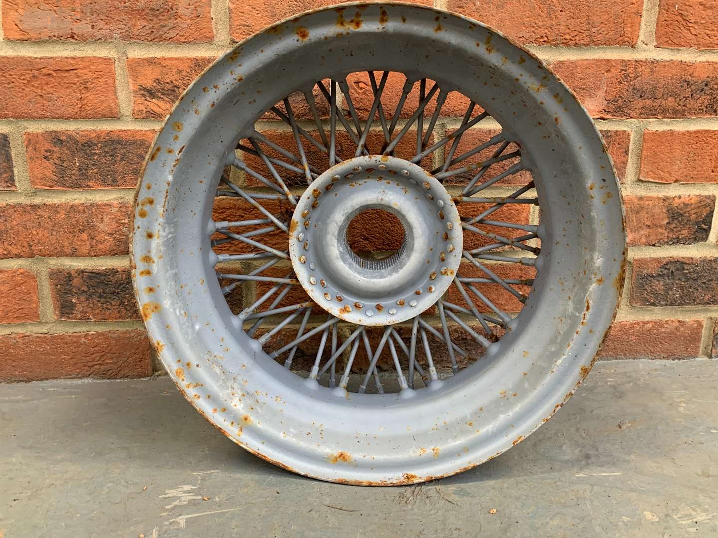 <p>Set of Four MGB Steel Wire Wheels</p>