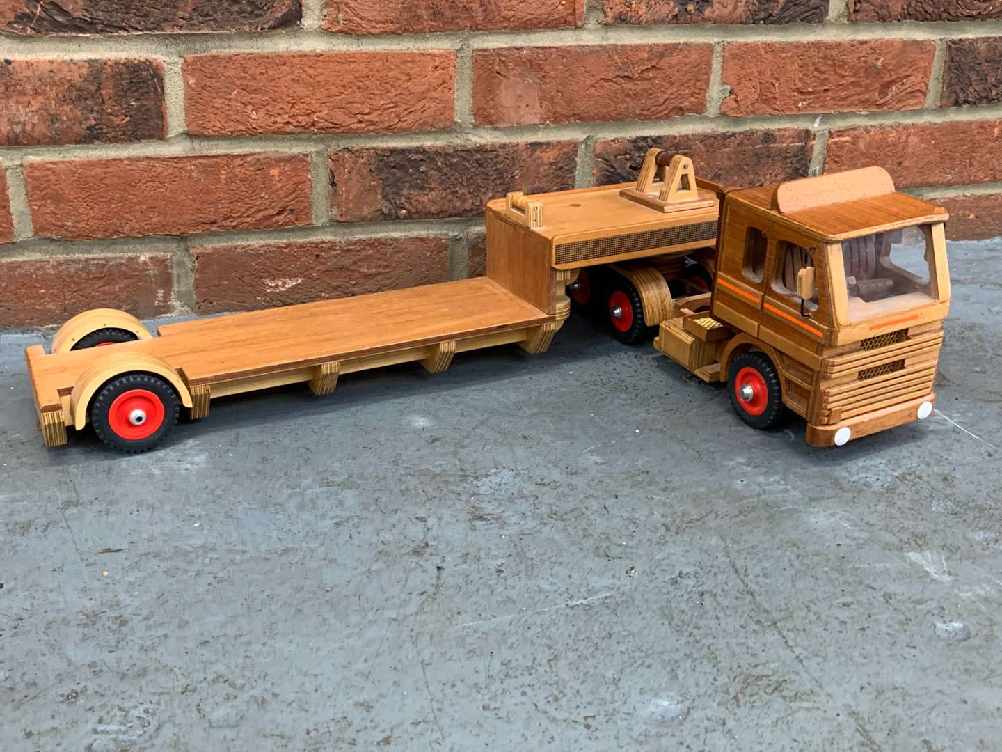 <p>Scratch Built Crane and Low Loader (2)</p>