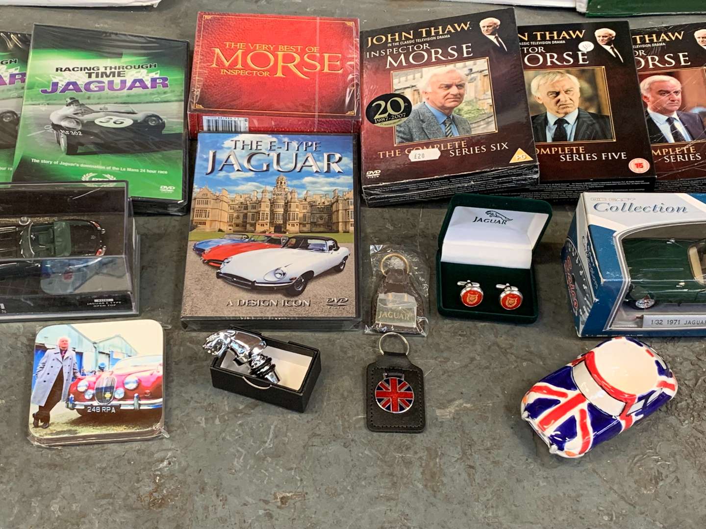 <p>Mixed Lot of Jaguar and Inspector Morse Memorabilia &nbsp;&nbsp;</p>