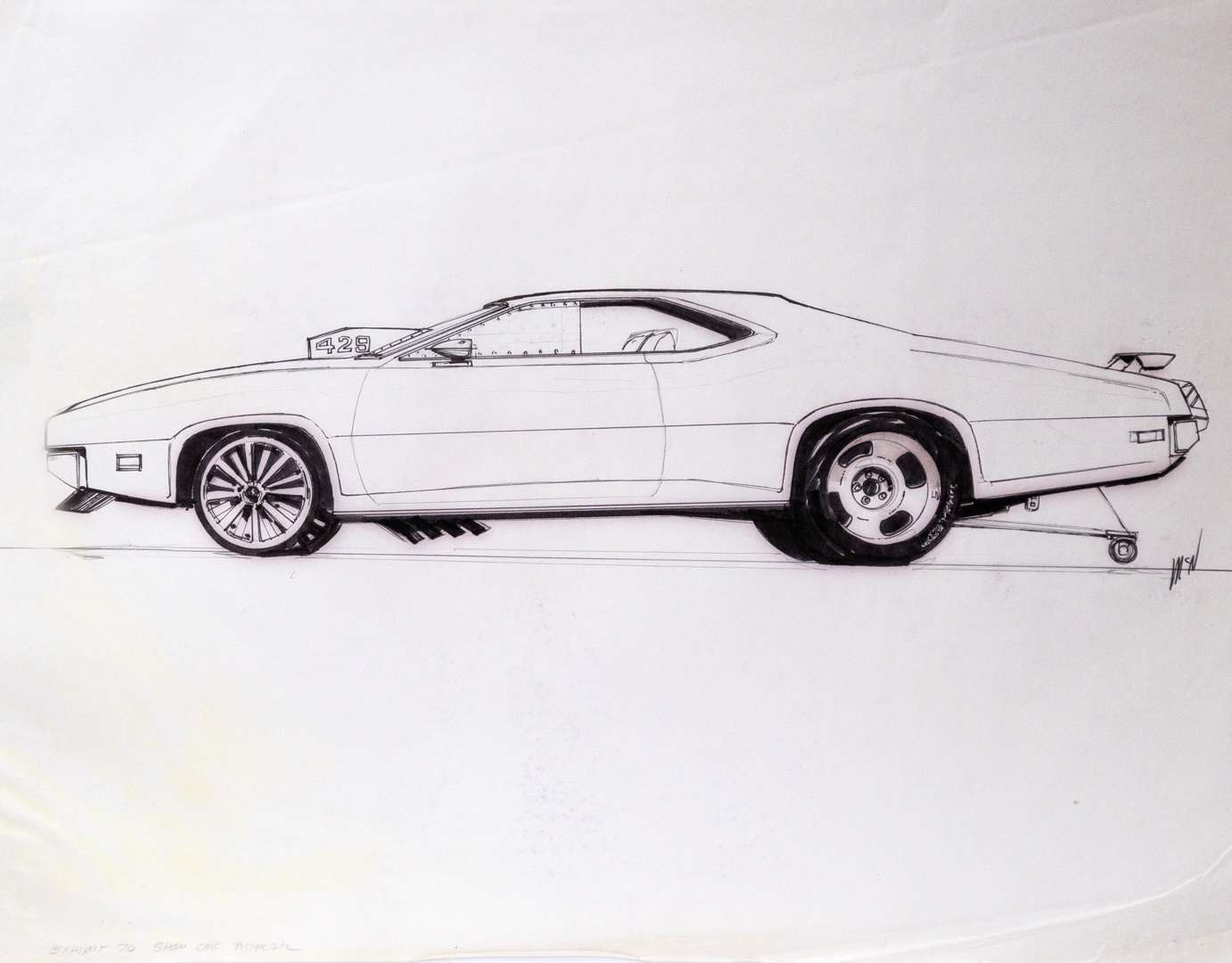 <p>1968 428 Cobra Jet Drag Show Car Proposal</p>