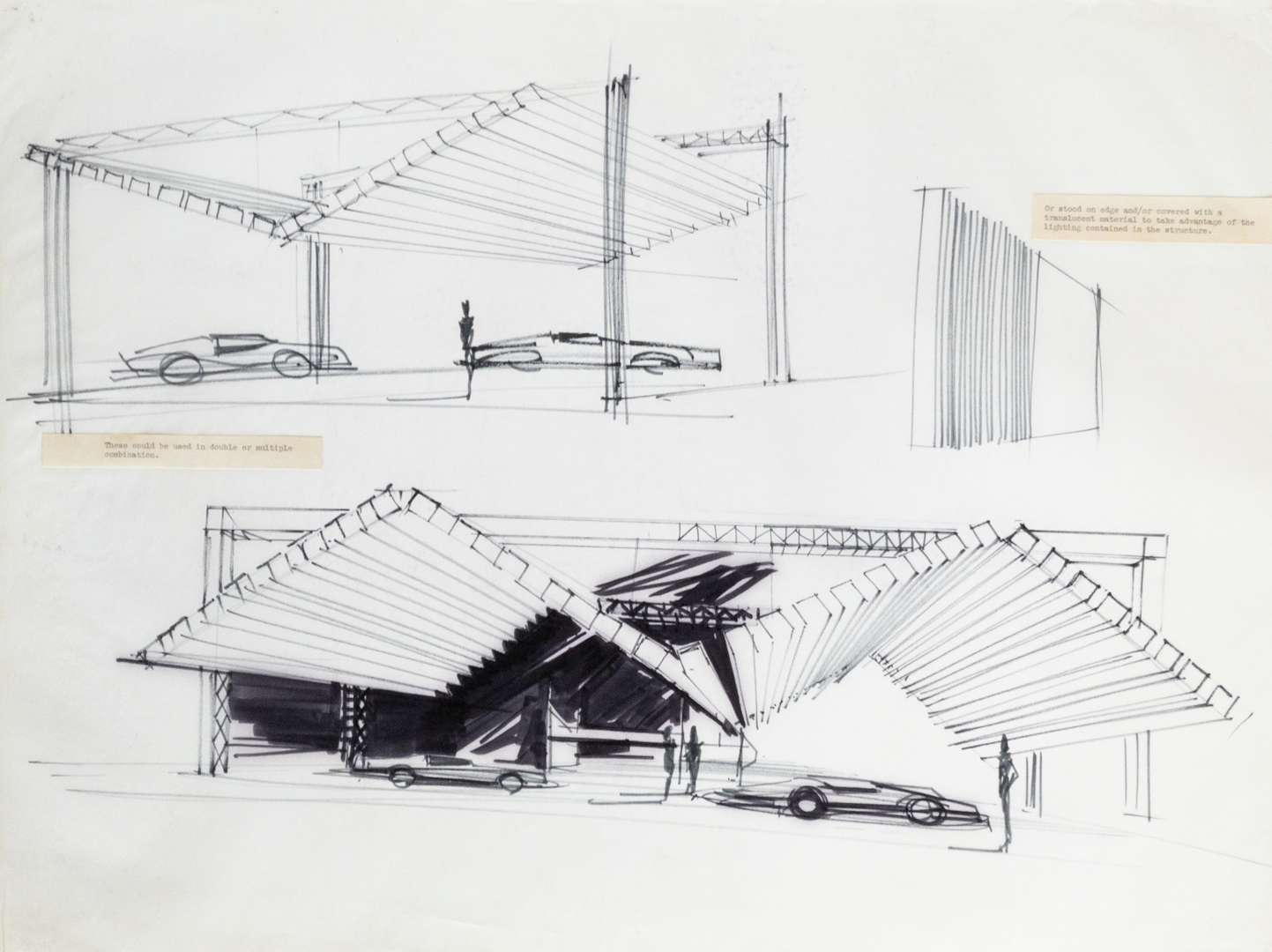 <p>#4 Show Stand Sketch With Notations</p>