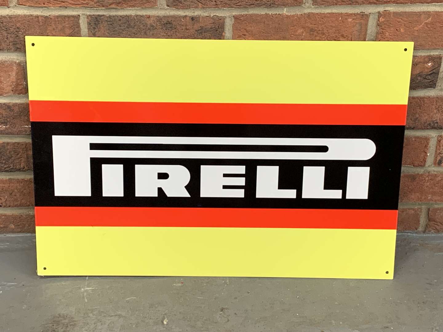 <p>Metal Pirelli Tyres Sign</p>