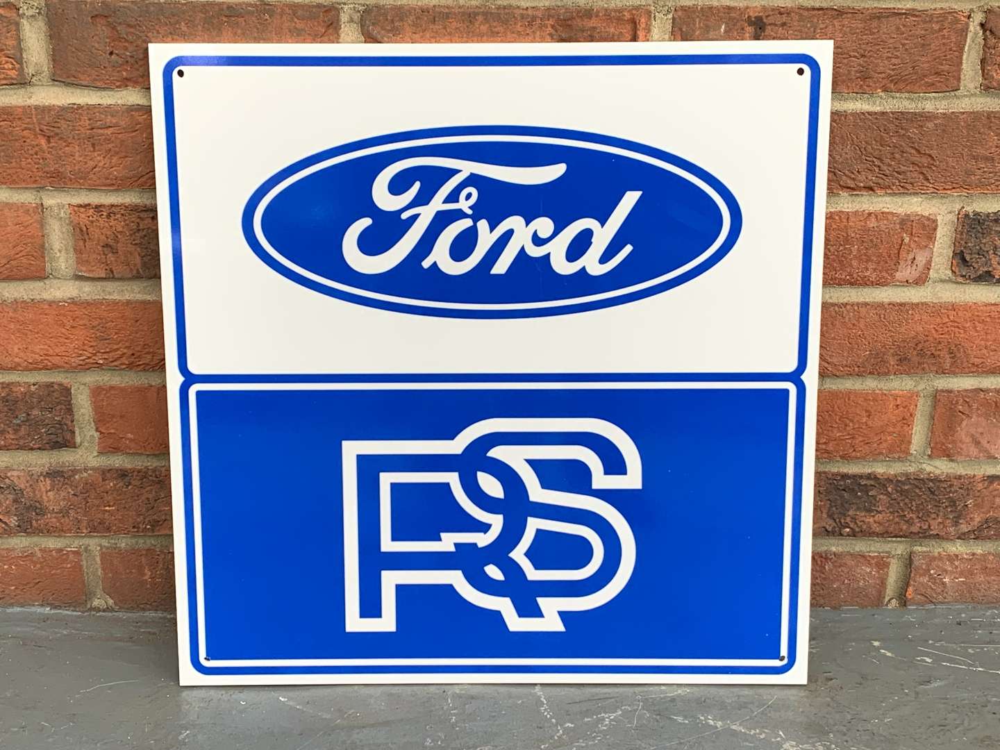 <p>Ford RS Emblem Perspex Sign</p>