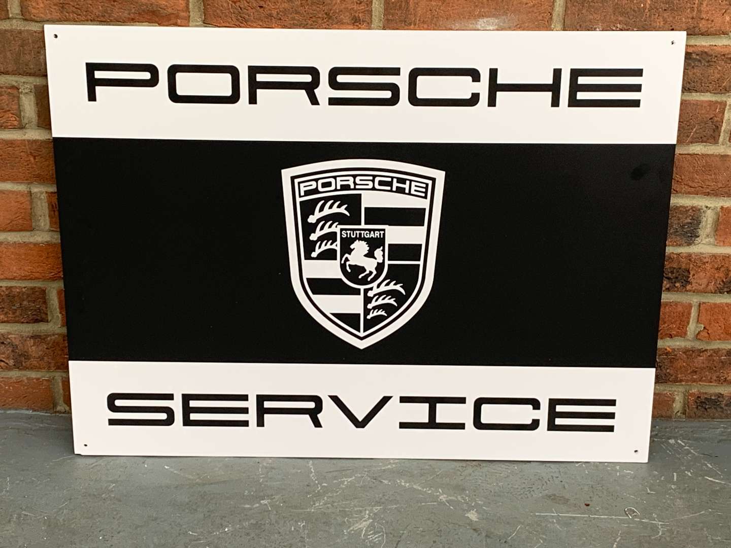 <p>Porsche Service Sign on Fibreboard&nbsp;</p>