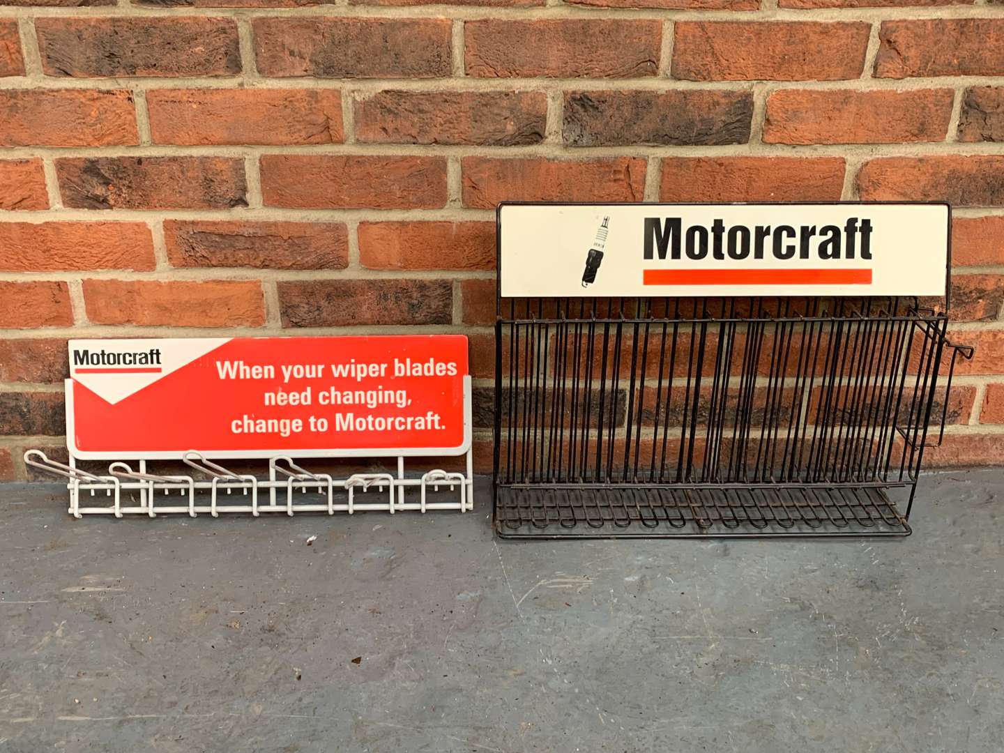 <p>Two Motorcraft Display Racks</p>